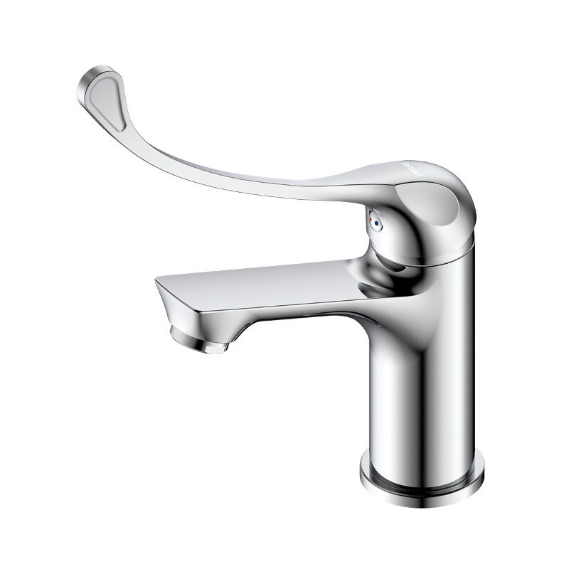 Изображение товара Смеситель для раковины Rossinka Y35-26 с локтевой рукояткой хром