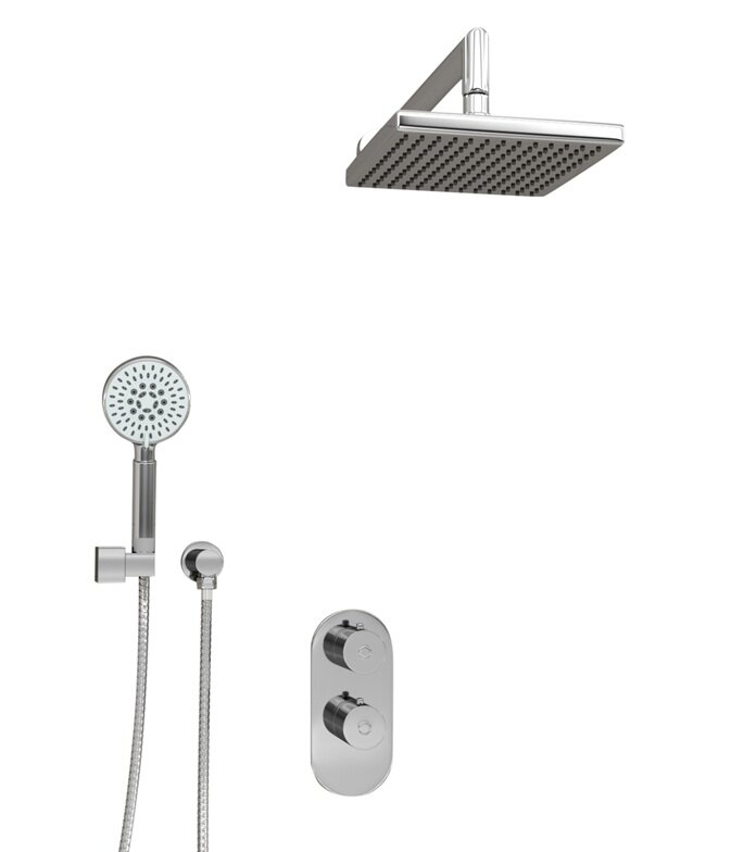Изображение товара Душевая система WasserKRAFT Berkel A16028 Thermo, термостатическая, хром