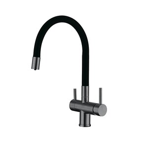 Изображение товара Смеситель для кухонной мойки Best Emar ЕС - 3015 PVD Dark, с подключением к фильтру, цвет dark