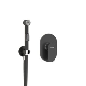 Изображение товара Гигиенический душ WasserKRAFT Elbe A7451.083.236.081 черный матовый со смесителем