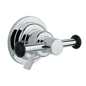 Изображение товара Крючок двойной Timo TR-053 настенный хром пластиковый глянцевый