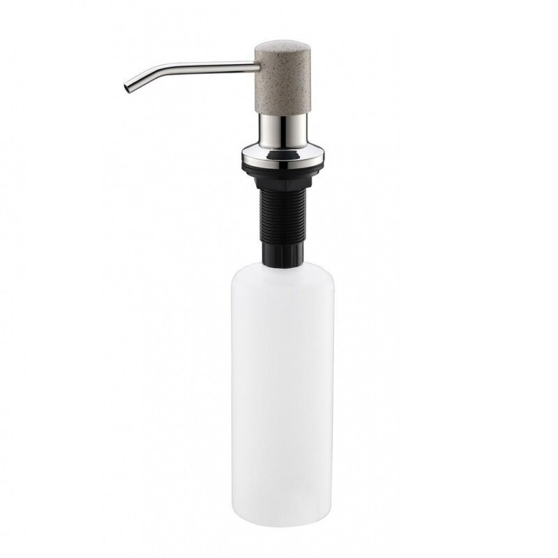 Изображение товара Дозатор встраиваемый для жидкого мыла Emar ЕД-401D.3 кварц, нержавеющая сталь