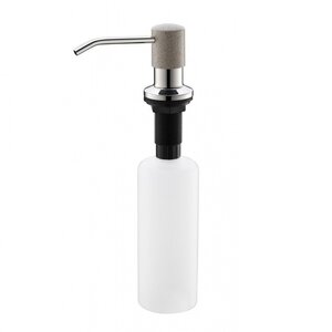 Изображение товара Дозатор встраиваемый для жидкого мыла Emar ЕД-401D.3 кварц, нержавеющая сталь