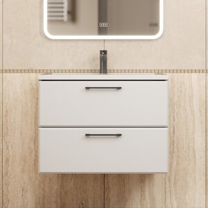 Изображение товара Тумба под раковину Uperwood Foster New TFosterNEW70w, подвесная, матовая белая, 70 см