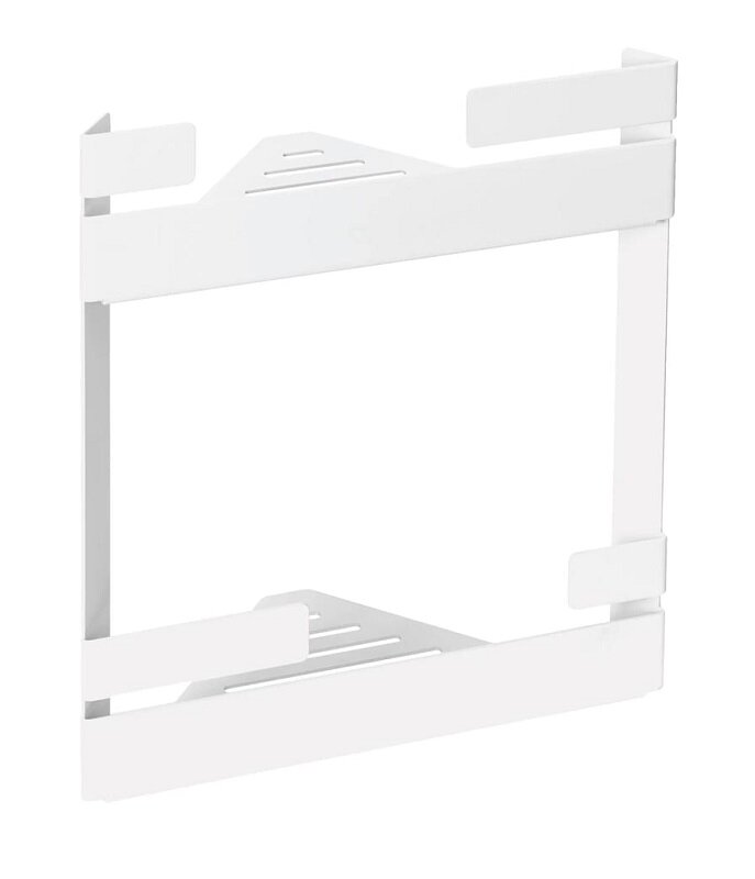 Изображение товара Полка угловая Deante Mokko ADM_A541 двойная белый матовый нержавеющая сталь