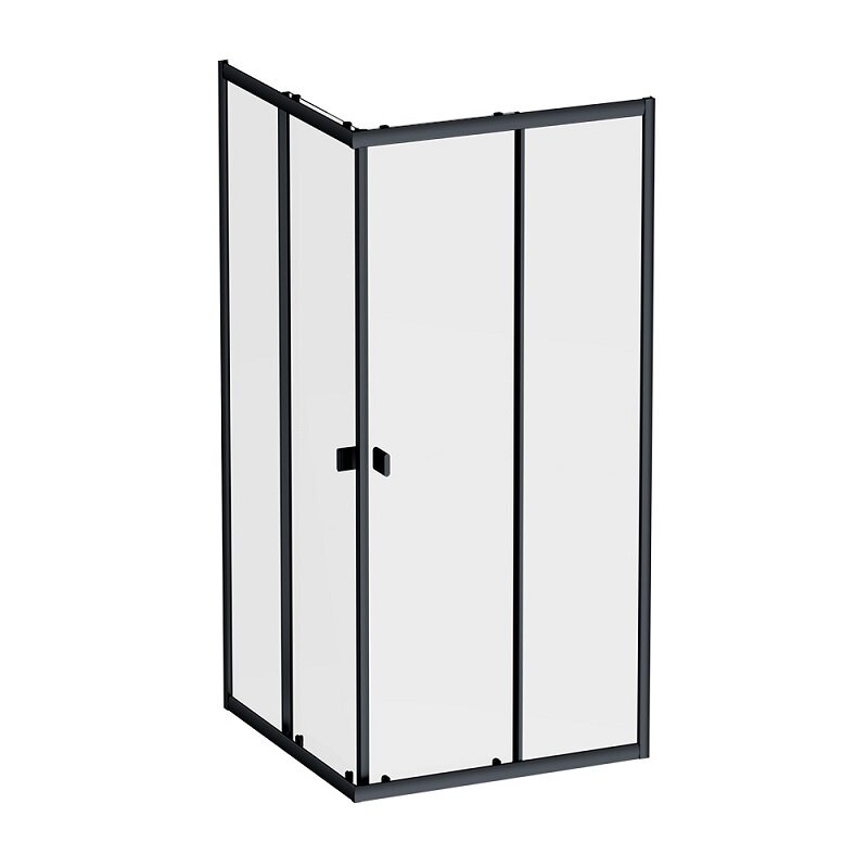 Изображение товара Душевой уголок Am.Pm Sense W76G-403-9090-BT 90x90 см черный матовый стекло прозрачное