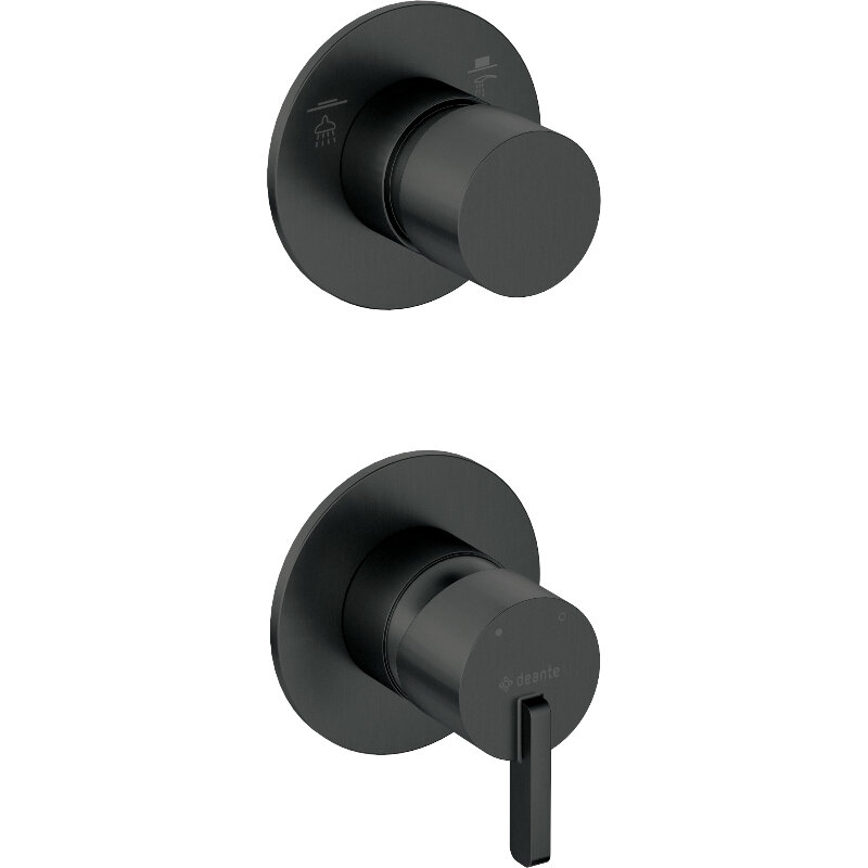 Изображение товара Смеситель для душа Deante Silia BQS_N44P черный матовый Изображение товара Смеситель для душа Deante Silia BQS_N44P черный матовый