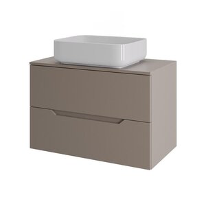 Изображение товара Тумба с раковиной Orange Line Li-70TuLMDF+B05-500W, подвесная, 70 см