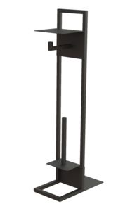 Изображение товара Стойка для туалетной бумаги и ёршика Deante Mokko ADM_N242, чёрный матовый