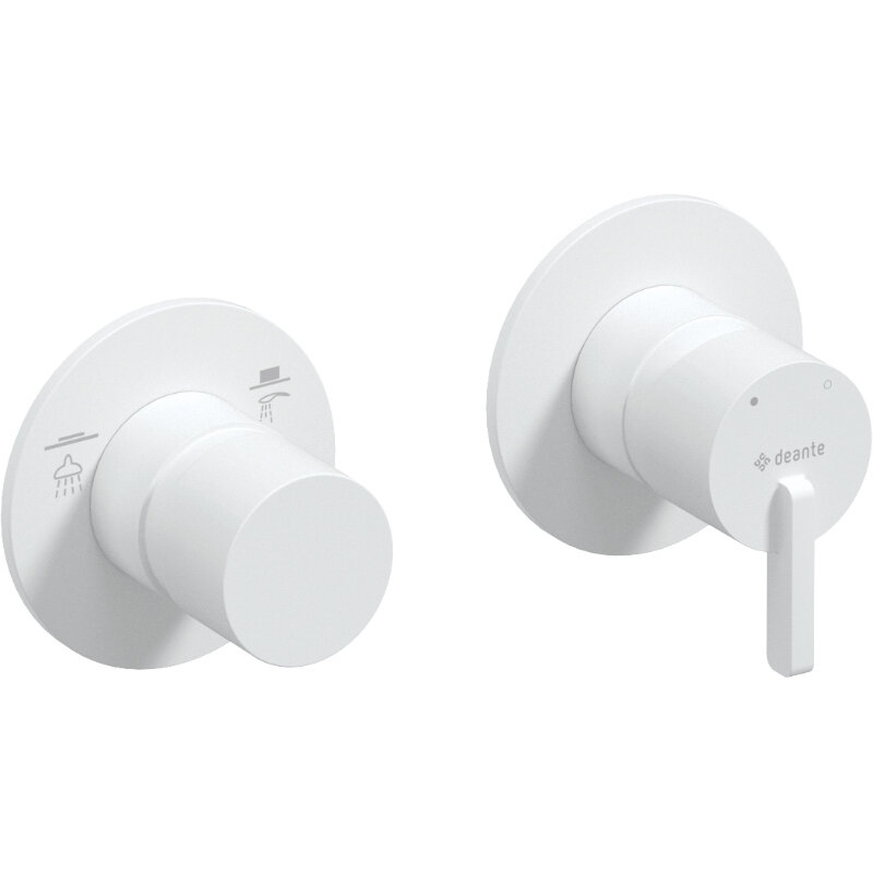 Изображение товара Смеситель для душа Deante Silia BQS_A46P белый матовый