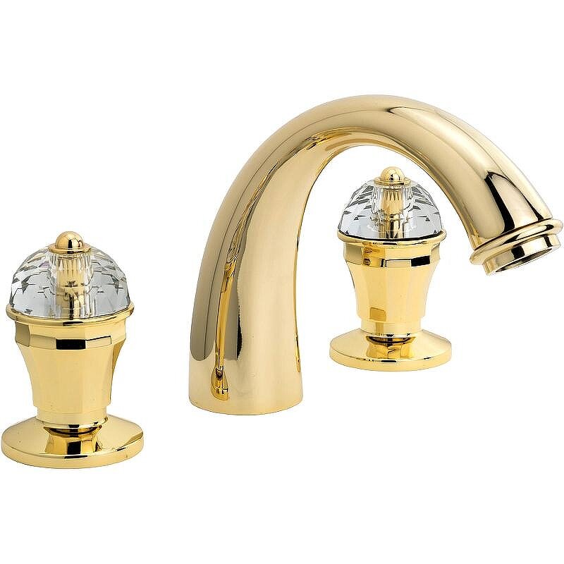 Изображение товара Смеситель для раковины Migliore Prestige Crystal 30860 золото Италия