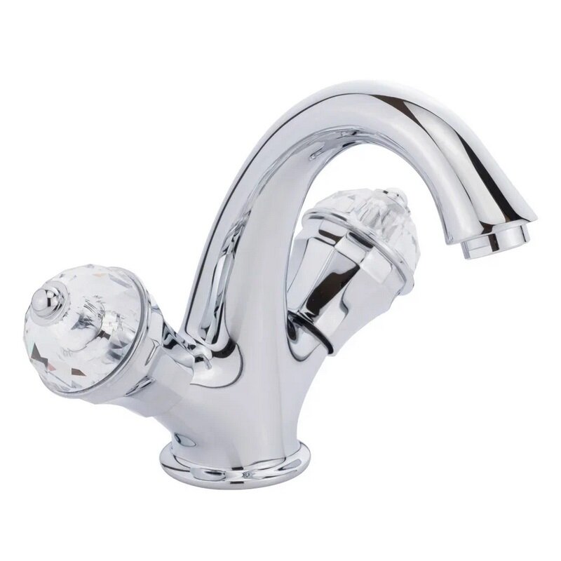 Изображение товара Мigliore Prestige Crystal 28006 Смеситель для раковины хром Италия ставка классика