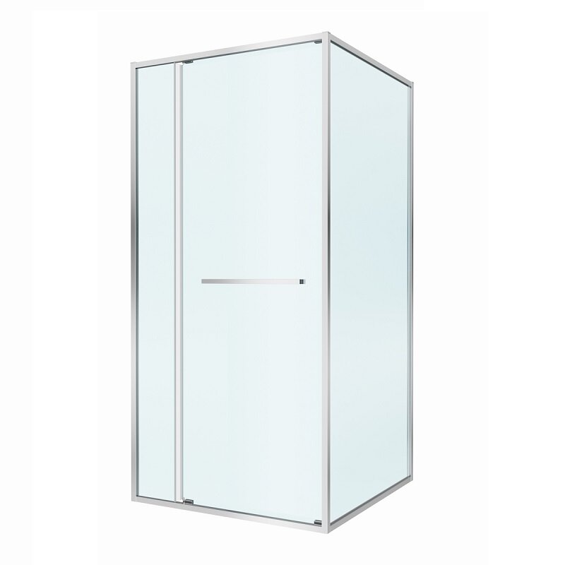 Изображение товара Душевой уголок Cezares LUX-AH-FS-11-100/80-C-CR с раздвижной дверью, прозрачное стекло, хром