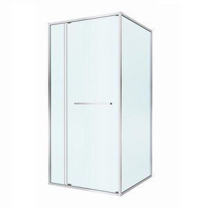 Изображение товара Душевой уголок Cezares LUX-AH-FS-11-100/80-C-CR, 100 х 80 см, стекло прозрачное, профиль хром