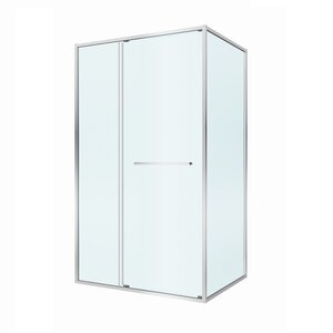 Изображение товара Душевой уголок Cezares LUX-AH-FS-11-110/80-C-CR, 110 х 80 см, стекло прозрачное, профиль хром