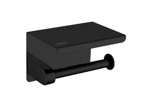 Изображение товара Держатель туалетной бумаги Deante Round ADR_N221 черный с крышей