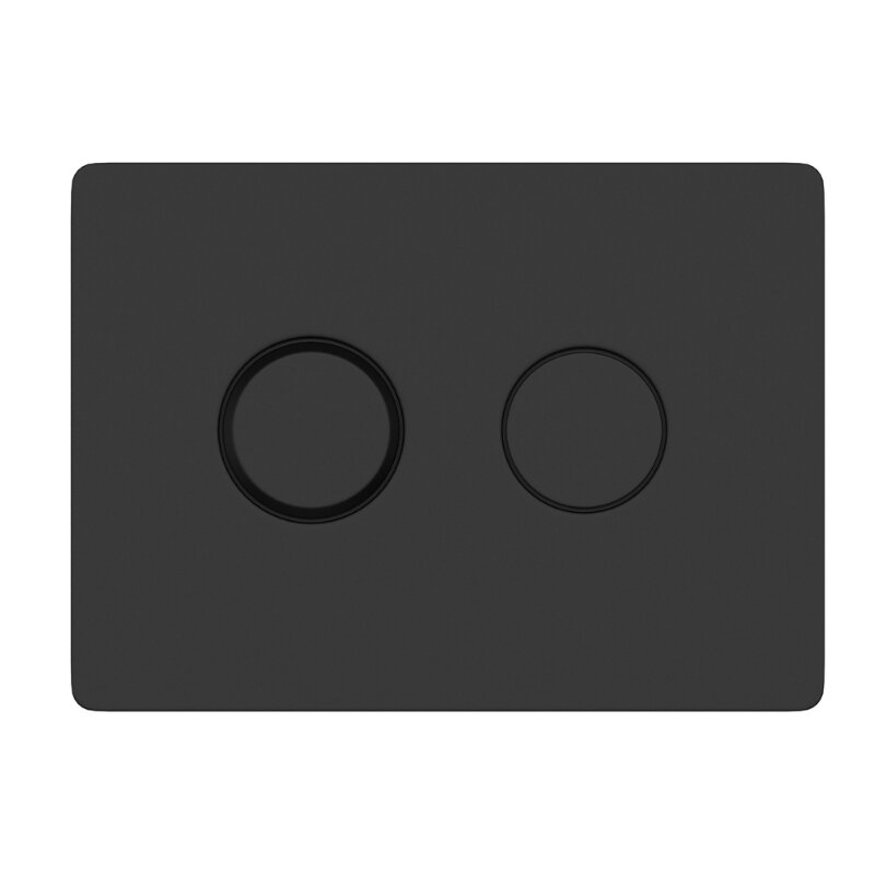 Изображение товара Кнопка смыва Cersanit Accento Circle A63839 пневматическая черный матовый