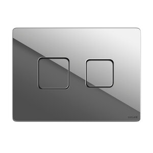 Изображение товара Клавиша смыва Cersanit Accento Square A63531, пневматическая, хром глянцевый