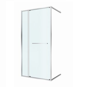 Изображение товара Душевая дверь Cezares LUX-B-FS-11-110-C-CR, 110 см, дверь открывается внутрь, стекло прозрачное, профиль хром