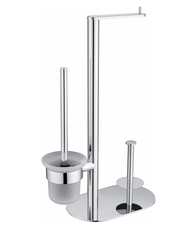 Изображение товара Стойка для туалетной бумаги и ёршика Deante Round ADR_0732, хром