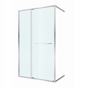 Изображение товара Душевая дверь Cezares LUX-B-FS-11-130-C-CR, 130 см, стекло прозрачное, профиль хром