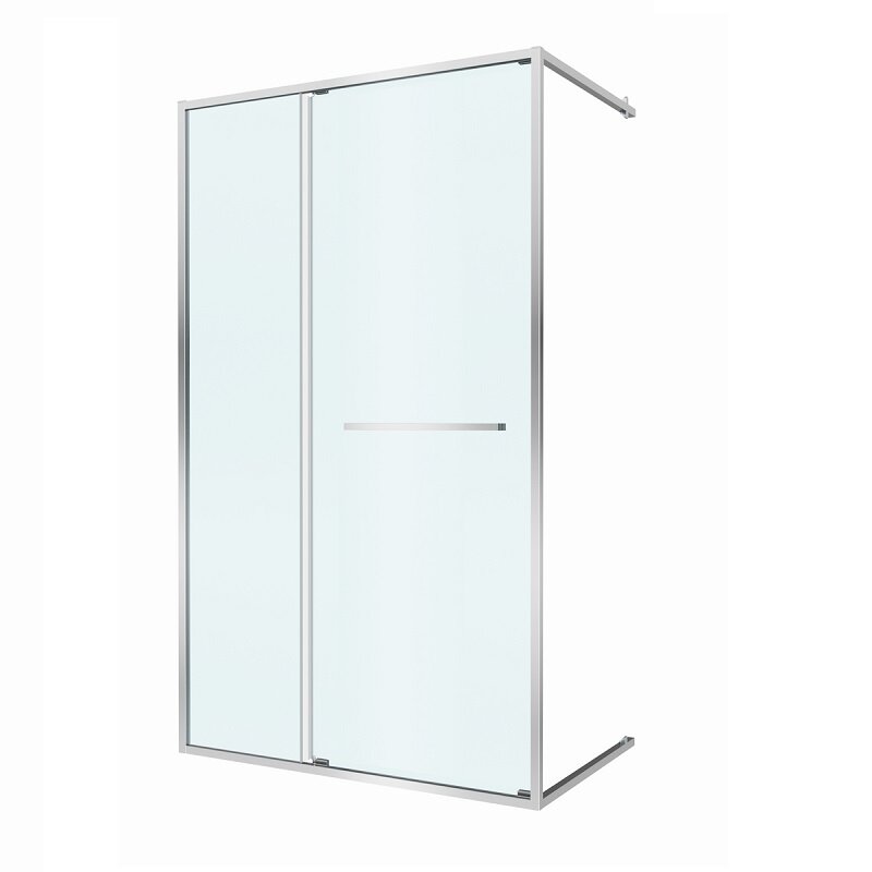 Изображение товара Душевая дверь Cezares Lux-B-FS-11-130-C-CR, внутренняя раздвижная, прозрачное стекло, хром