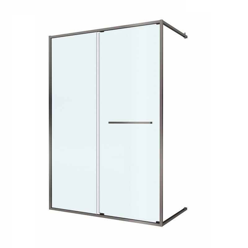 Изображение товара Душевая дверь Cezares LUX-B-FS-11-140-C-GM, 140 см, раздвижная, стекло 6 мм