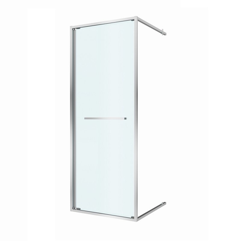 Изображение товара Душевая дверь Cezares LUX-B-FS-1-70-C-CR, 70 см, дверь открывается внутрь, стекло прозрачное, профиль хром