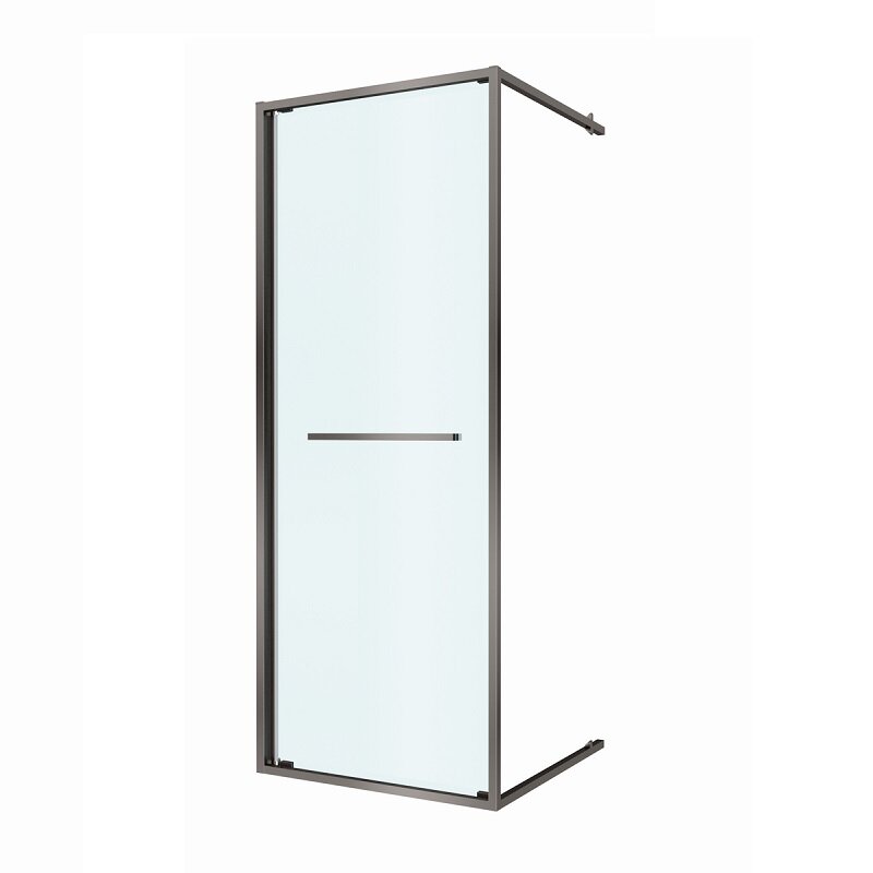 Изображение товара Душевая дверь Cezares LUX-B-FS-1-70-C-GM 70 см из прозрачного стекла