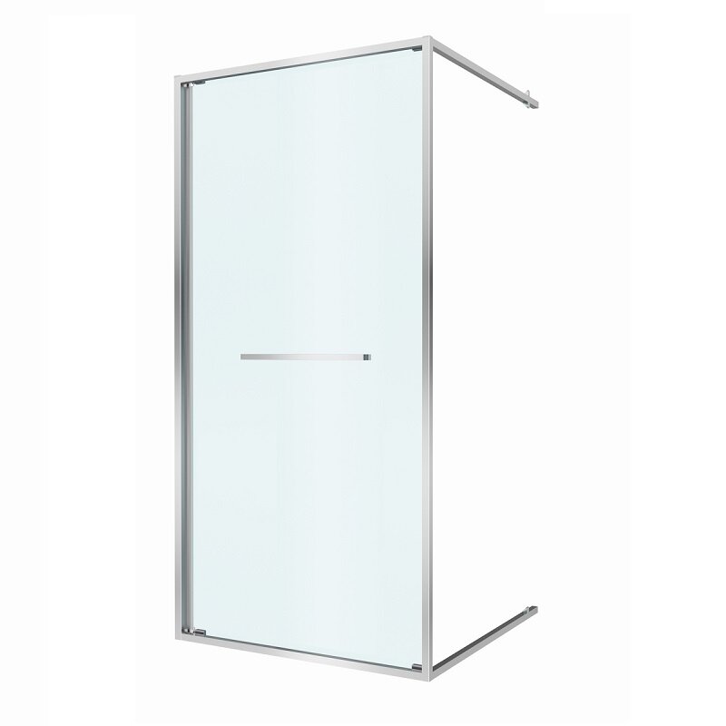 Изображение товара Душевая дверь Cezares LUX-B-FS-1-90-C-CR 90 см прозрачное стекло хром профиль Италия