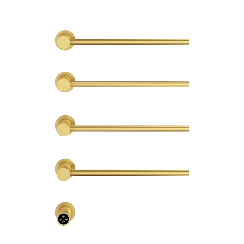 Изображение товара Электрический полотенцесушитель Vincea VTD-2H1BG 50 см брашированное золото