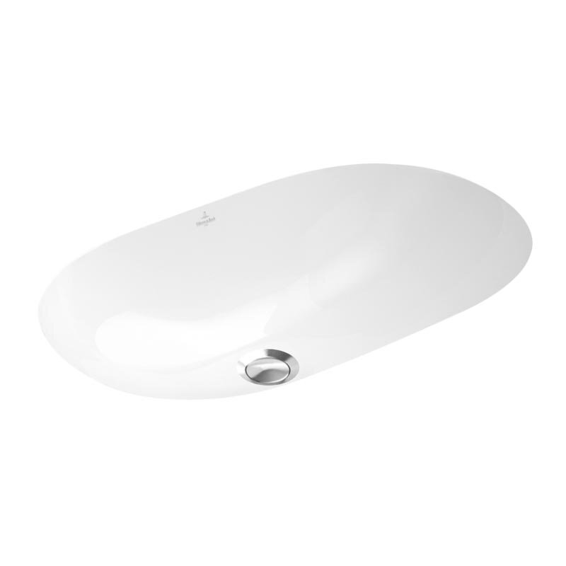 Изображение товара Раковина Villeroy&Boch O.novo 53 х 32 см, встраиваемая снизу, альпийский белый CeramicPlus, 416250R1 Изображение товара Раковина Villeroy&Boch O.novo 53 х 32 см, встраиваемая снизу, альпийский белый CeramicPlus, 416250R1