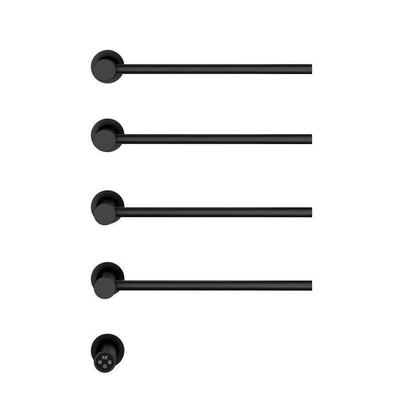 Изображение товара Электрический полотенцесушитель Vincea VTD-2H1MB черный 50 см