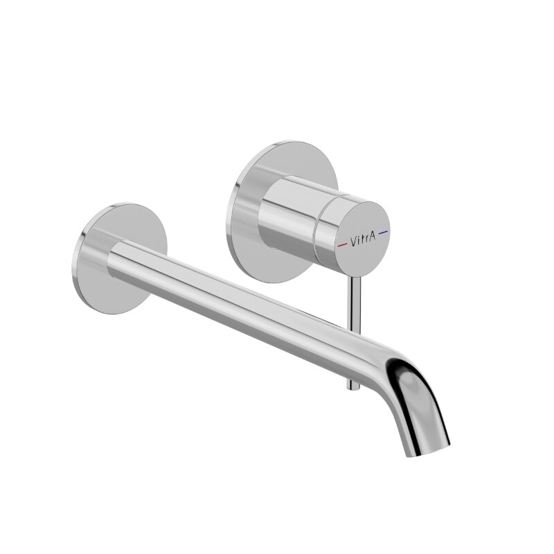 Изображение товара Смеситель для раковины Vitra Minimax Round A43549EXP, хром, встроенный, однорычажный