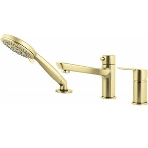 Изображение товара Смеситель на борт ванны Deante Arnika BQA_Z13M золото 3 режима душа