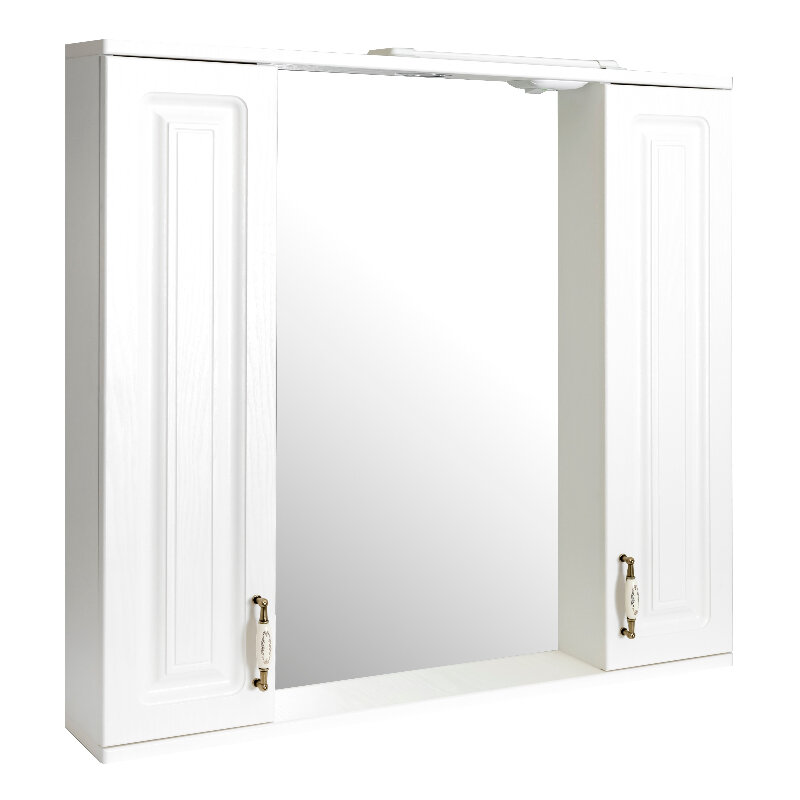 Изображение товара Зеркальный шкаф Stella Polar Кармела SP-00001143, 85 см, с подсветкой