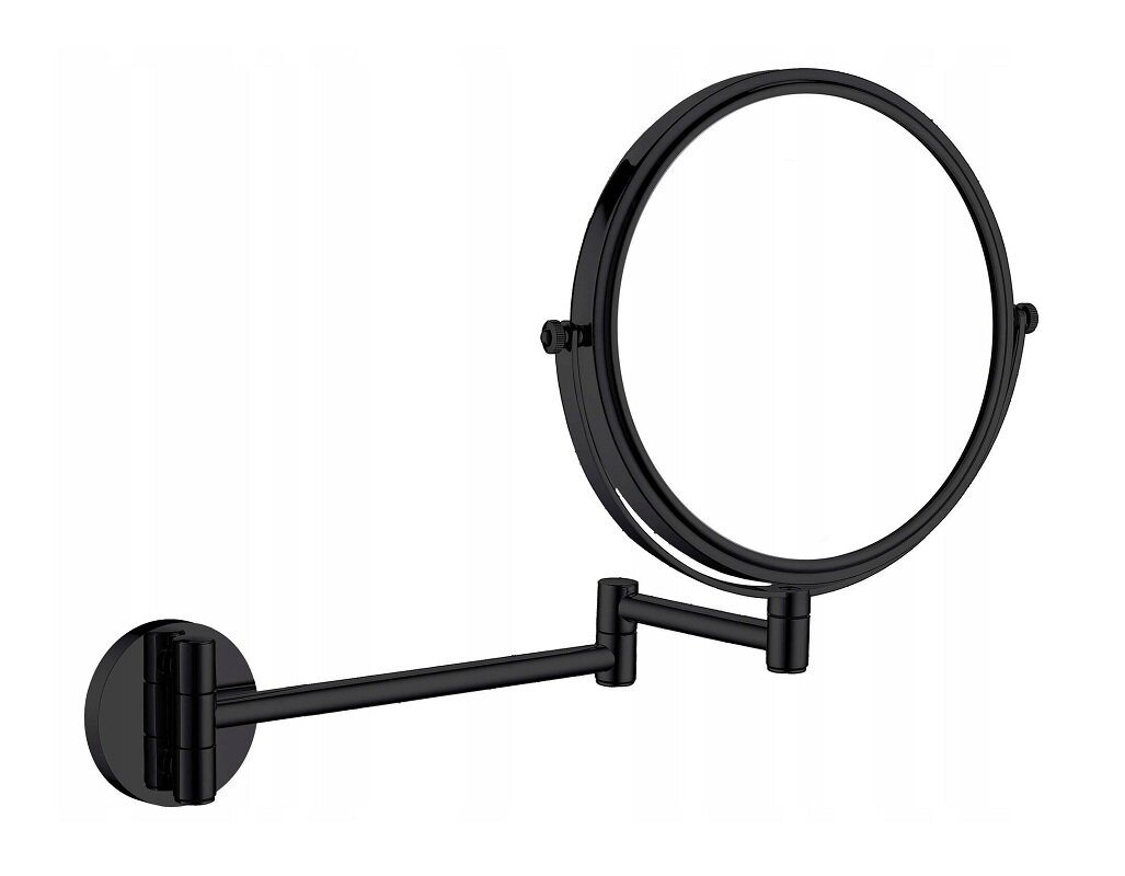 Изображение товара Косметическое зеркало Deante Round ADR_N811 двустороннее черный матовый