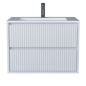 Изображение товара Тумба с раковиной Uperwood Next Premium 3930205165, 70 см, подвесная, белая матовая