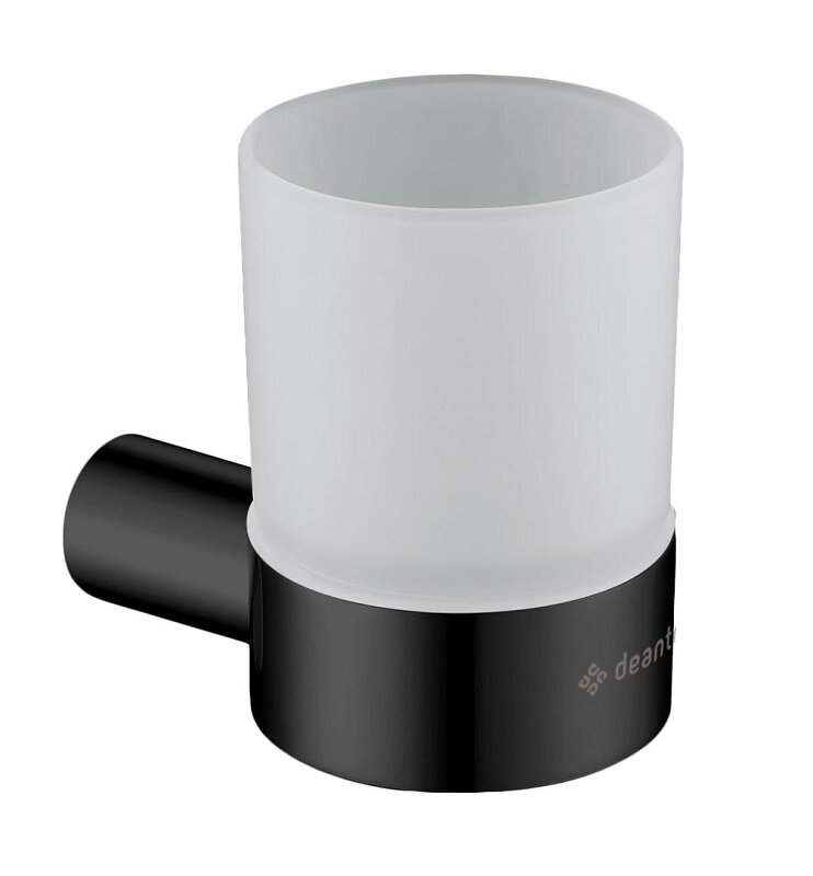 Изображение товара Стакан для зубных щёток Deante Round ADR_N911, чёрный матовый