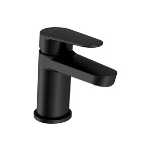 Изображение товара Смеситель для раковины Cersanit Lara A64969, черный матовый Изображение товара Смеситель для раковины Cersanit Lara A64969, черный матовый