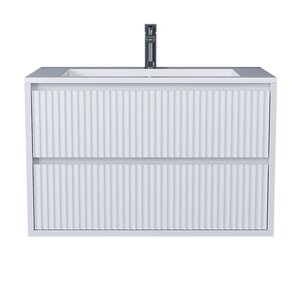 Изображение товара Тумба с раковиной Uperwood Next Premium 3930205169, 80 см, подвесная, белая матовая