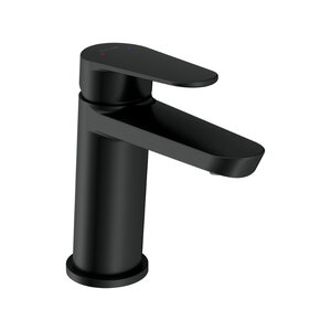 Изображение товара Смеситель для раковины Cersanit Lara A68152, черный матовый Изображение товара Смеситель для раковины Cersanit Lara A68152, черный матовый