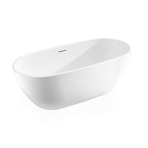 Изображение товара Ванна акриловая Vincea VBT-408-1800MW, 180 x 80 см, щелевой перелив, цвет белый матовый