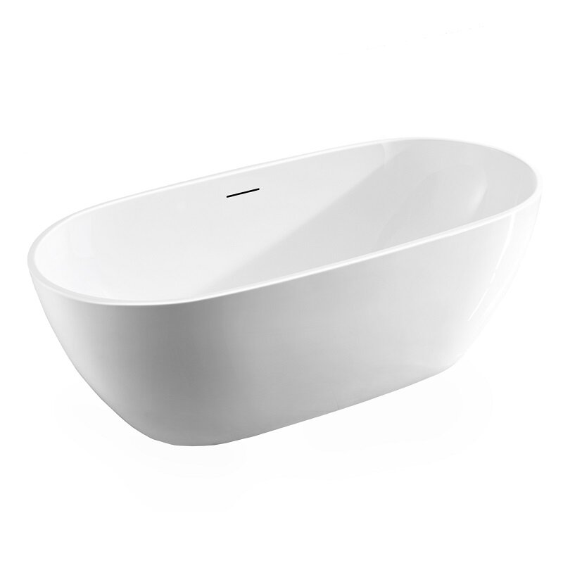 Изображение товара Акриловая ванна Vincea VBT-408-1500 150x80 см овальная с сифоном