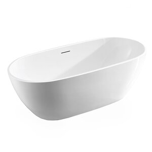 Изображение товара Ванна акриловая Vincea VBT-408-1500, 150 x 80 см, щелевой перелив, цвет белый