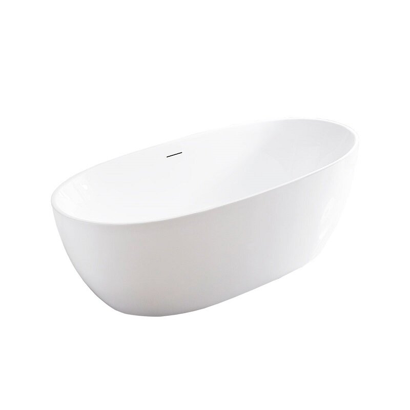 Изображение товара Акриловая ванна Vincea VBT-405-1500 150x75 см овальная белая отдельностоящая