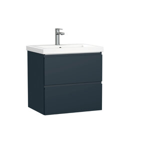 Изображение товара Тумба под раковину Cersanit Moduo A69346, 60 см, подвесная, цвет темно-серый