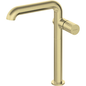 Изображение товара Смеситель для раковины Deante Silia Hexa BHS_R24K, PVD золото брашированное