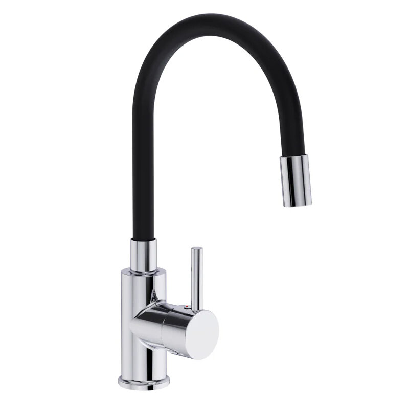 Изображение товара Смеситель для кухонной мойки Domaci Равенна DMC01150CR, с гибким изливом, цвет хром
