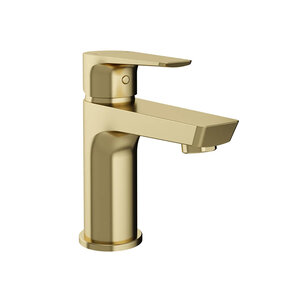 Изображение товара Смеситель для раковины Stworki Хельсинки S33010GM матовое золото